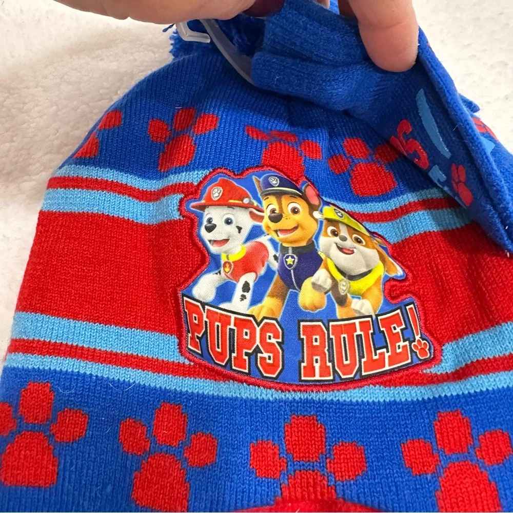 Toddler Paw Patrol Hat and Mitten Set